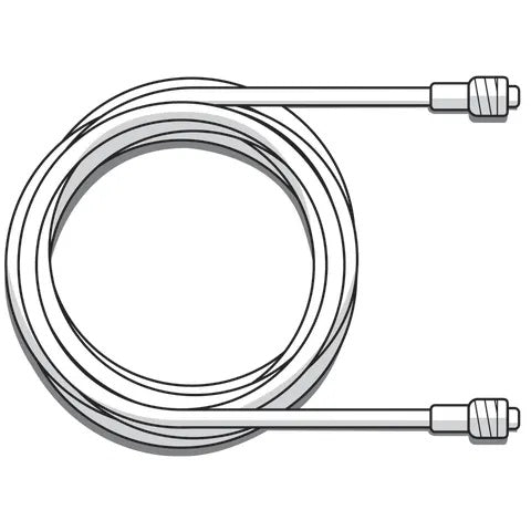 10' Gas Sampling Lines with 0.05" Inner Diameter, PVC Male/Male