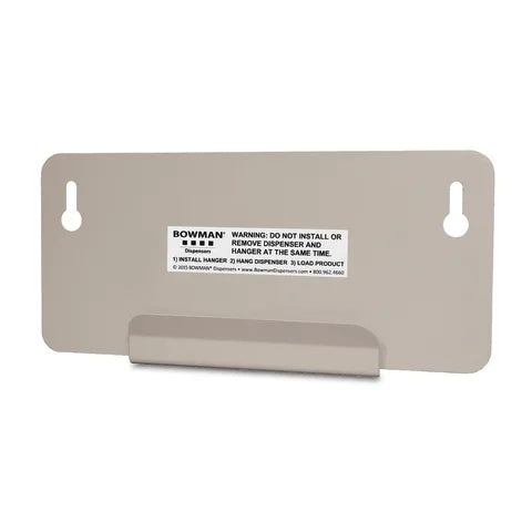 Bowman Hanger for Glass and Laminate • Steel • 10"W x 4.62"H • Includes Two Suction Cups