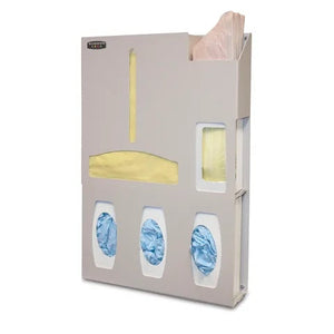 Bowman ADA ABS Isolation Station with Wipe Holder • 16.75"W x 4"D x 25.63"H
