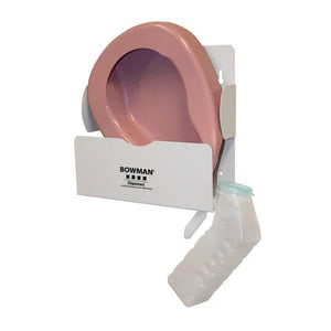 Bowman Bed Pan/Urinal Dispenser • 12.33"W x 4.14"D x 12"H