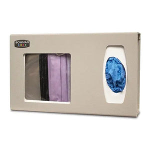 Bowman ABS Face Shield and Glove Box Dispenser • 17.15"W x 4.75"D x 10.2"H