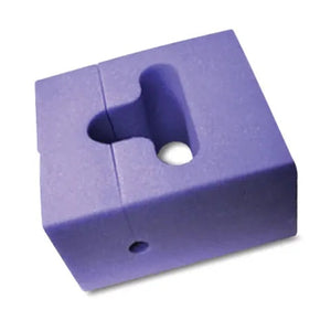 Disposable Foam Head Rests with ET Slit • 9.5"W x 10.75"L x 6"H • 5"W x 6.75"L Cut-Out