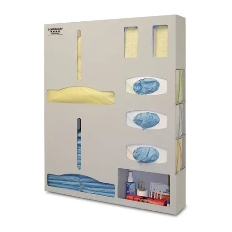 Bowman Double Gown Station, Aluminum • 20.05"W x 4.65"D x 30.75"H