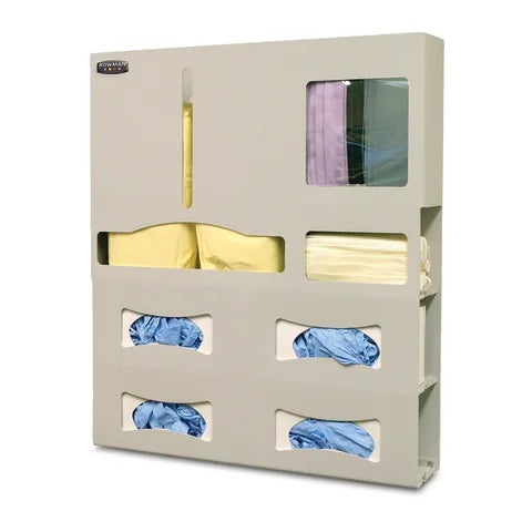 Bowman ABS ADA Quad Glove Isolation Station • 23.37"W x 4"D x 26.63"H