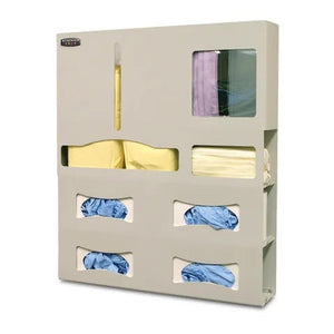 Bowman ABS ADA Quad Glove Isolation Station • 23.37"W x 4"D x 26.63"H