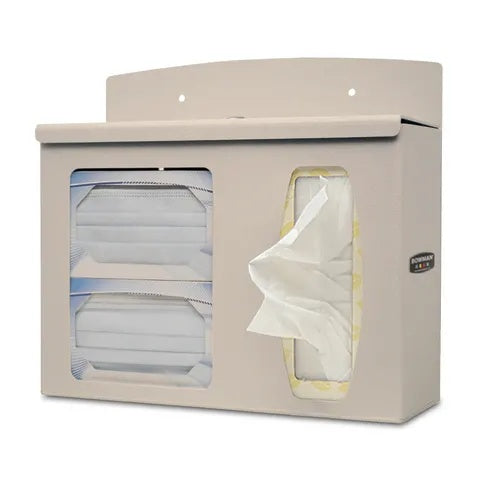 Bowman Locking Hygiene Center without Sanitizer, ABS • 13.8"W x 5.3"D x 12.65"H