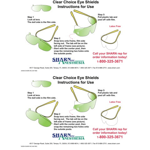 Clear Choice Eye Shields, Dispenser Box