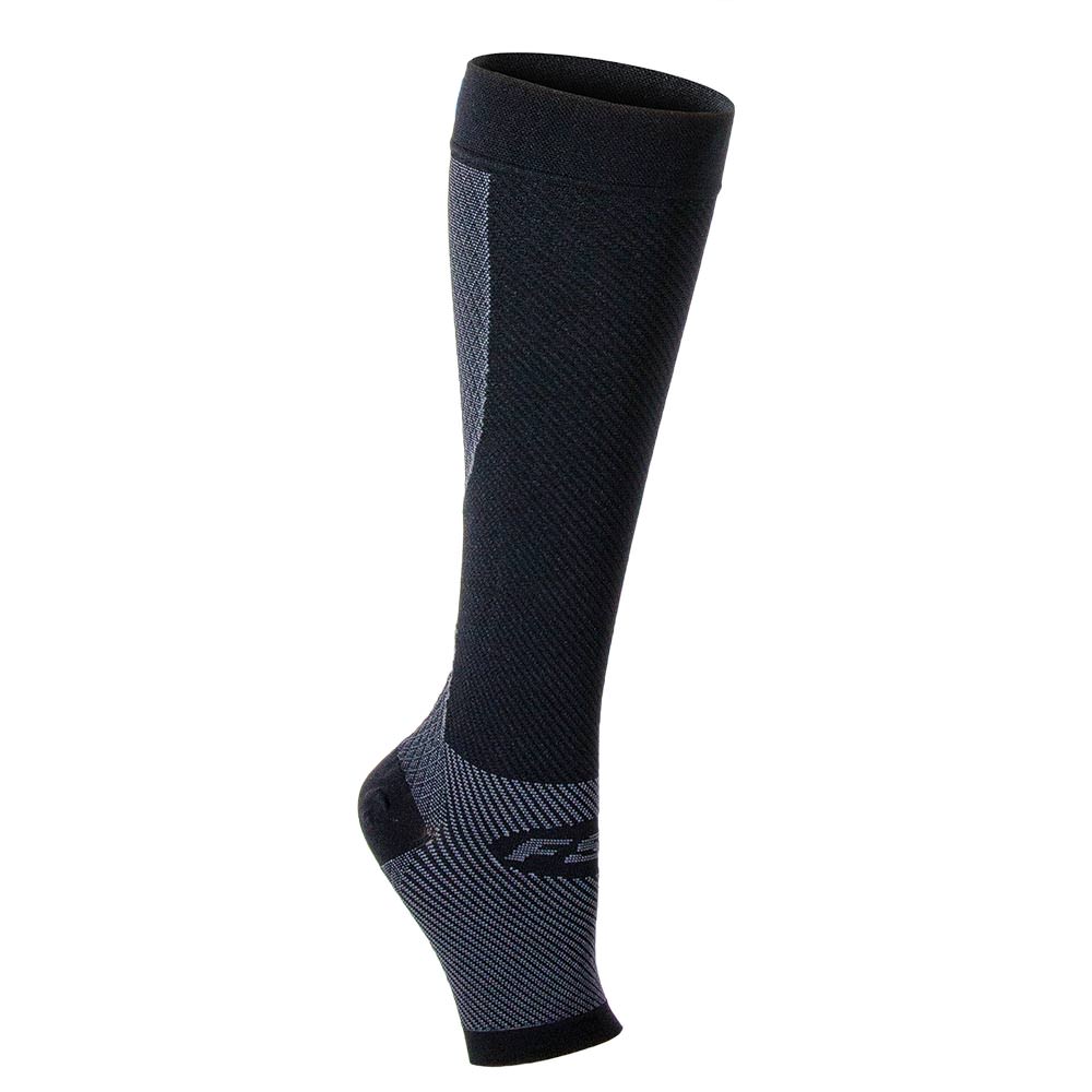 ORTHOSLEEVE FS6+ COMPRESSION CALF SLEEVE COMBO, BLACK, MEDIUM, PAIR
