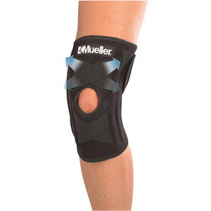 MUELLER SELF ADJUSTING KNEE STABILIZER, BLACK