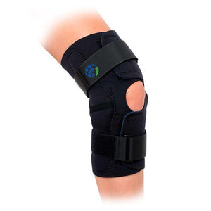 ADVANCED ORTHO WRAP AROUND HINGED KNEE BRACE, 14-16, MED