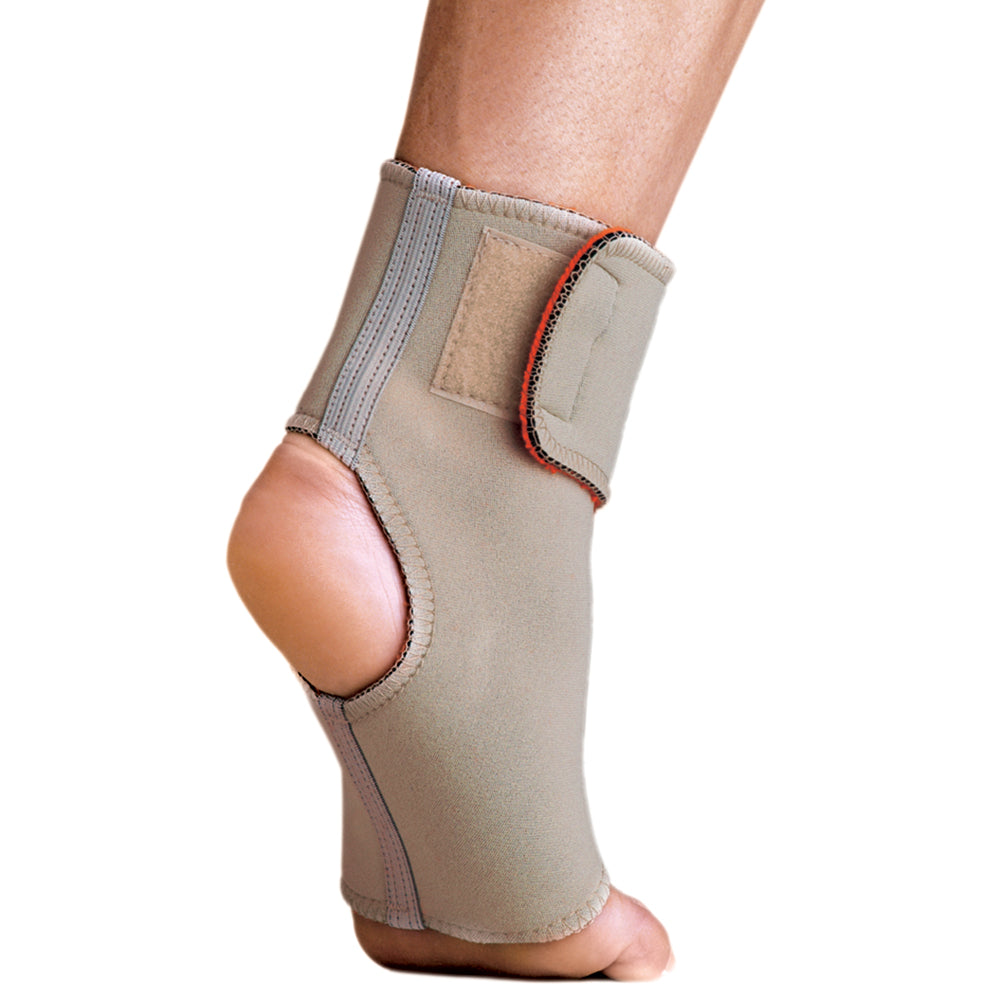 THERMOSKIN ANKLE WRAP, TRIOXON LINING, BEIGE, SMALL, 8-3/4"-9-1/2"