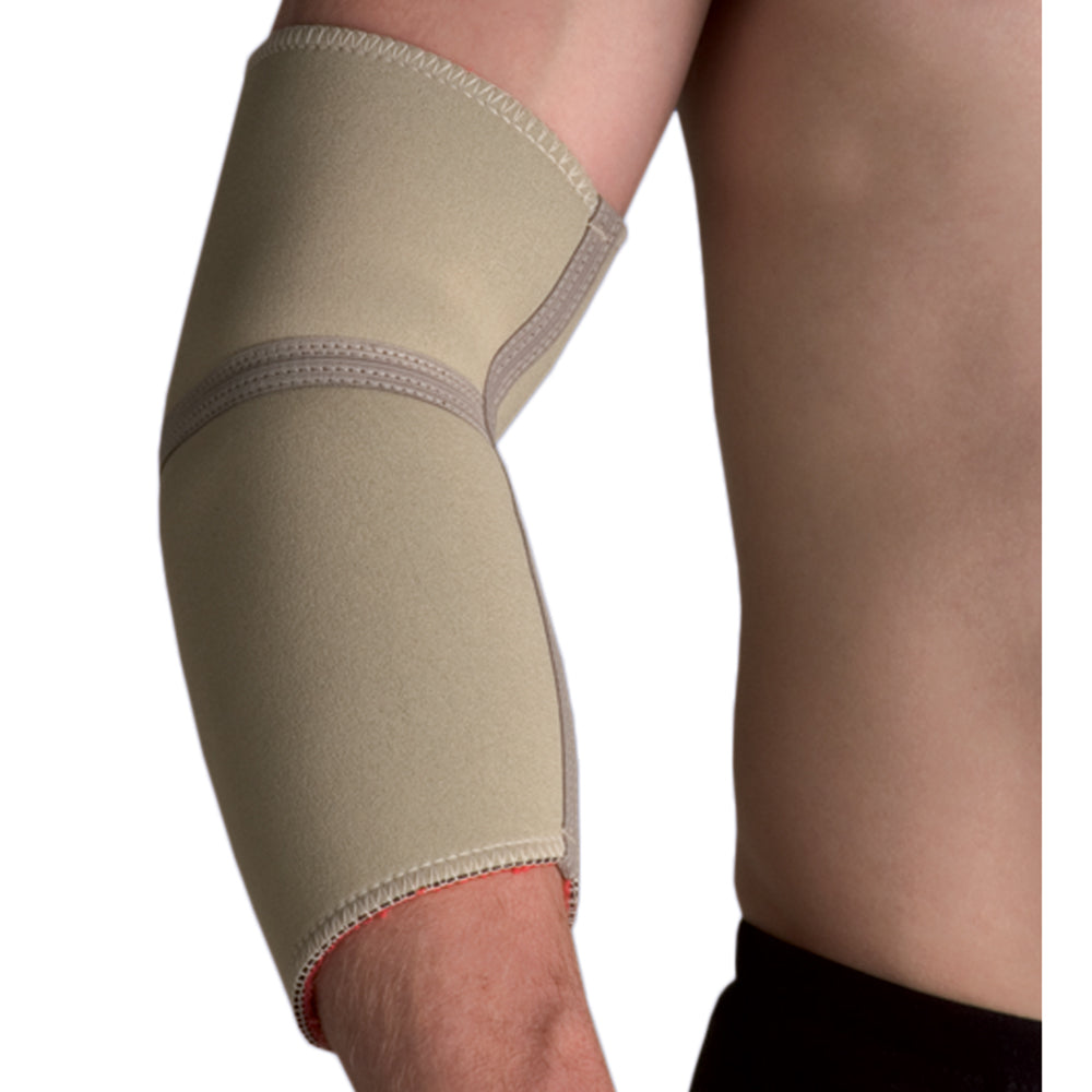 THERMOSKIN SLIP-ON ELBOW SLEEVE, BEIGE, X-LARGE, 14"-15-3/4"