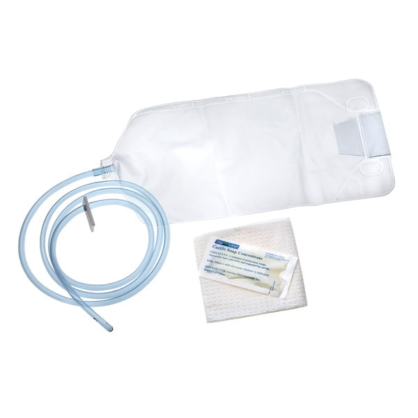 CLEANSING ENEMA SET, 1500ML BAG W/ 60" TUBING