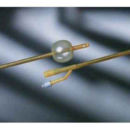 BARD LUBRICATH, 3-WAY COUDE TIP, HYDROPHILIC POLYMER COATED LATEX, 30 CC BALLON, 22 FR