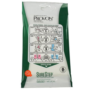 Bard foley care wipes, 7.9 x 7.9 in