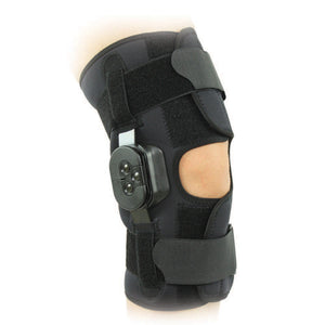 RANGE OF MOTION HINGED KNEE BRACE, SMALL LESS THAN 18"
