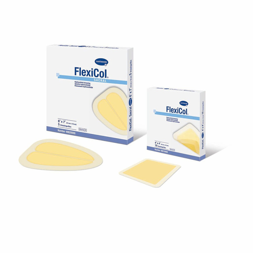FLEXICOL STERILE HYDROCOLLOID DRESSINGS 2" X 2", 20/BOX