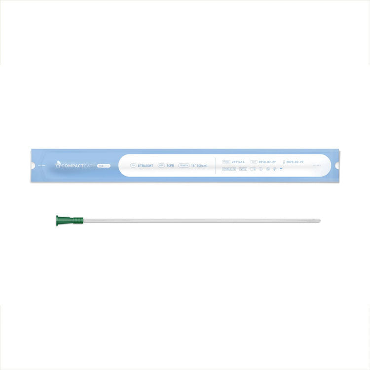 ONECATH INTERMITTENT URINARY CATHETER (STRAIGHT TIP, 16 INCH, 14F),30 PER BOX