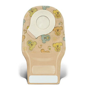Convatec little ones two-piece adhesive coupling technology? drainable pouch with invisiclose outlet and filter. transparent. for children over 10lbs., 10/box
