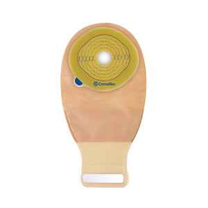 Convatec esteem one-piece drainable cut-to-fit pouch w/ invisiclose, modified stomahesive, one-sided comfort panel 12" transparent, 2 2/5" by 2 3/4" (60/70mm), 10/box