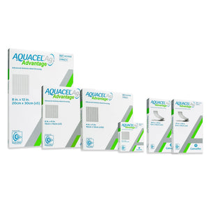 Convatec aquacel ag advantage enhanced hydrofiber dressing with silver .39"x18" (1x45cm)