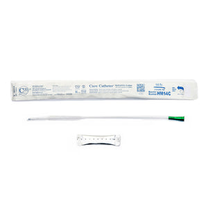 CURE HYDROPHILIC MALE COUDE TIP CATHETER 14 FR 16"