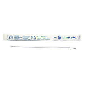 CURE MALE STRAIGHT TIP CATHETER 12 FR  16"