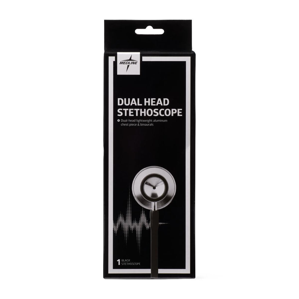 Dual-Head Stethoscope, Black