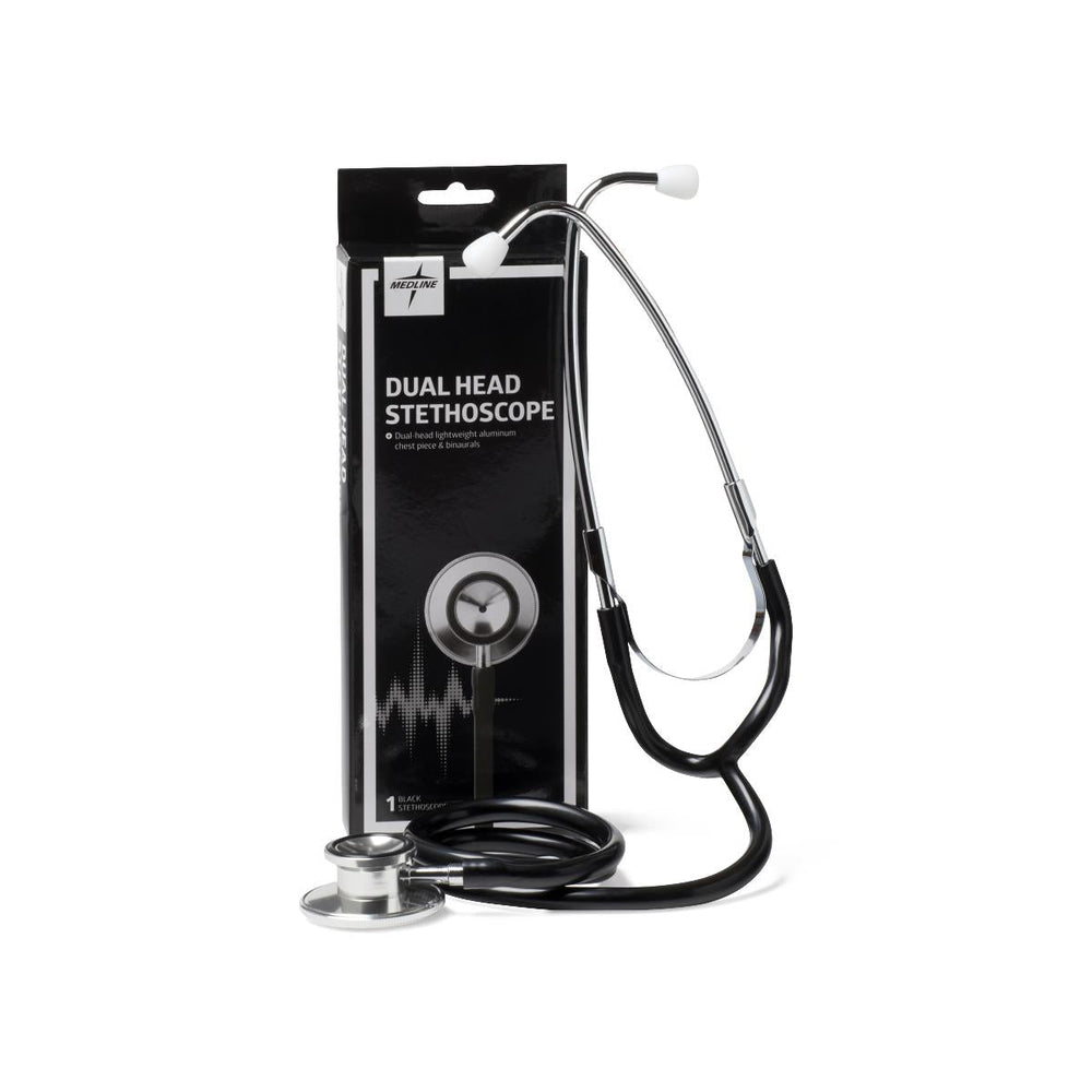 Dual-Head Stethoscope , Black