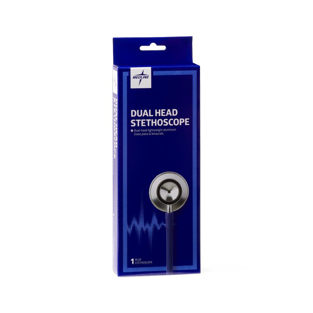 Dual-Head Stethoscope, Blue