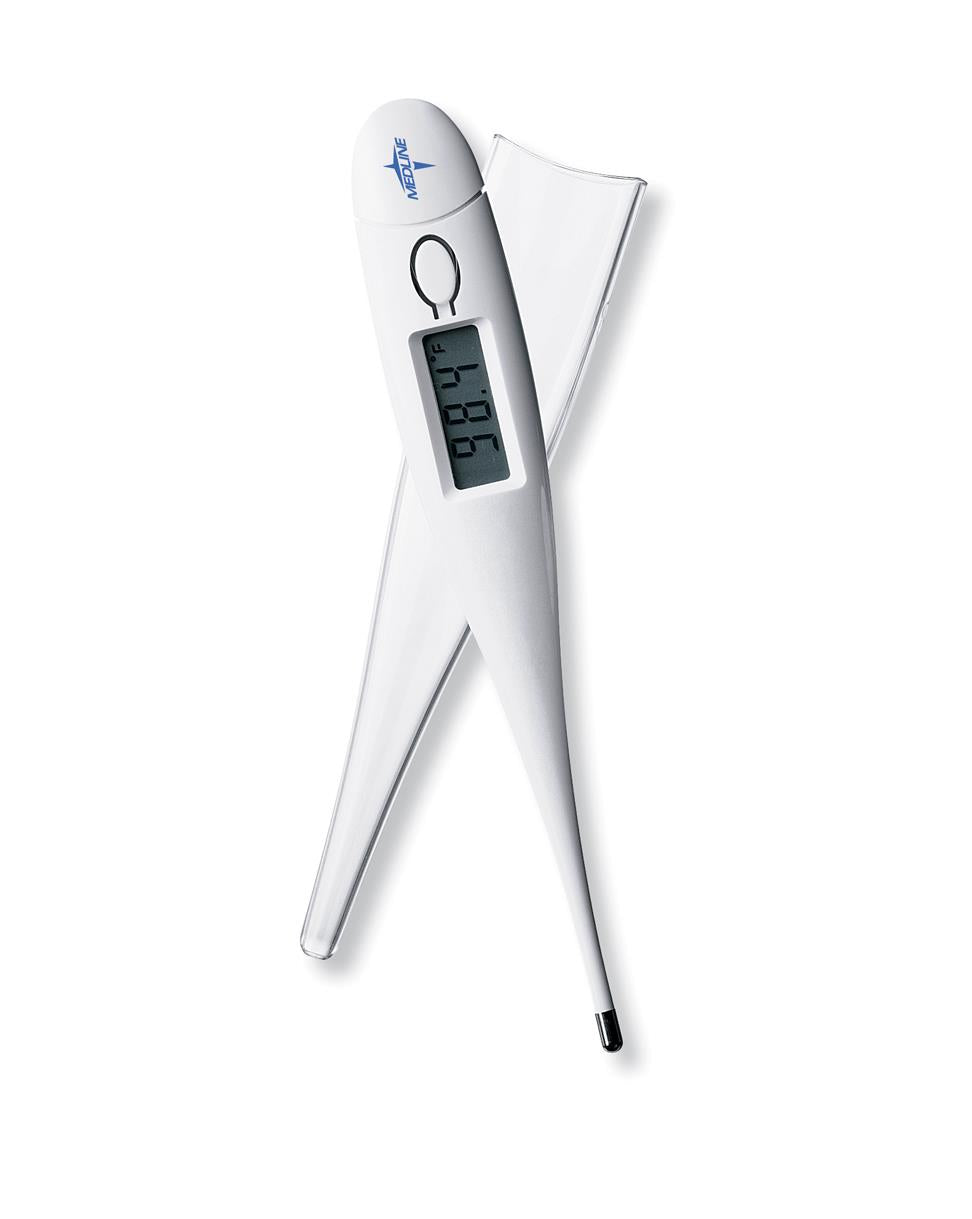 60-Second Standard Oral Digital Stick Thermometer with Fahrenheit/Celsius