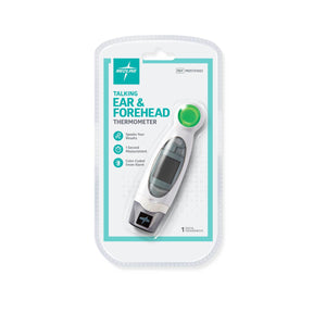 Talking Ear and Forehead Thermometer for Home Use