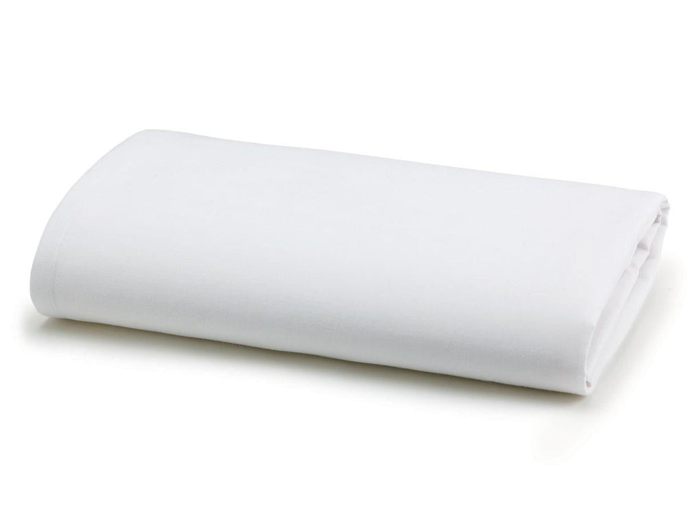 Draw Sheet, Muslin, White with Blue Stitching, 55% Cotton/45% Polyester, 54" x 72", 24/Case