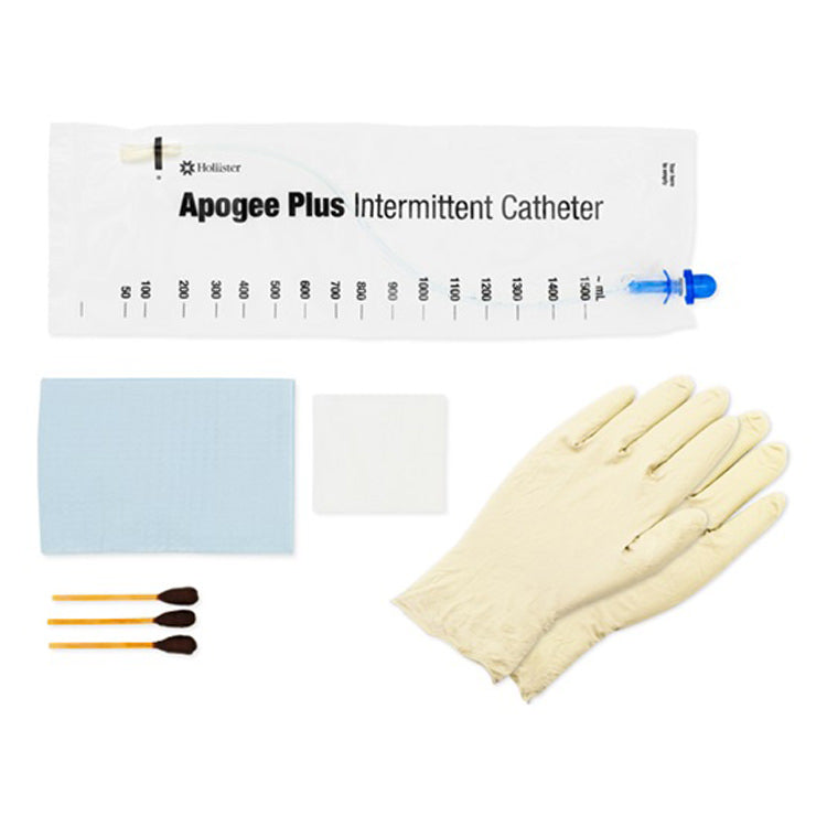 HOLLISTER APOGEE CLOSED SYSTEM INTERMITTENT CATHETER KIT 14FR 16" SOFT