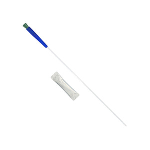 TRUCATH HYDROPHILIC INTERMITTENT CATHETER, 14 FR, 16'' LENGTH, TOUCH-FREE SLEEVE, COUDE TIP
