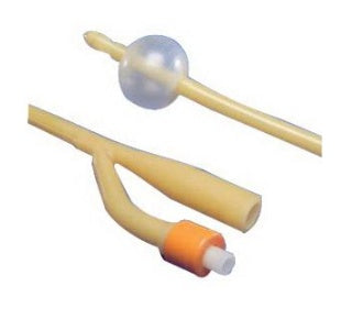 FOLEY CATHETER ULTRAMER, 2-WAY COUDE TIP, HYDROGEL COATED LATEX RED RUBBER, 5 CC BALLOON, 16FR