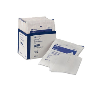 Excilon i.v. split drain gauze, 6 ply, 2" x 2", sterile 2's