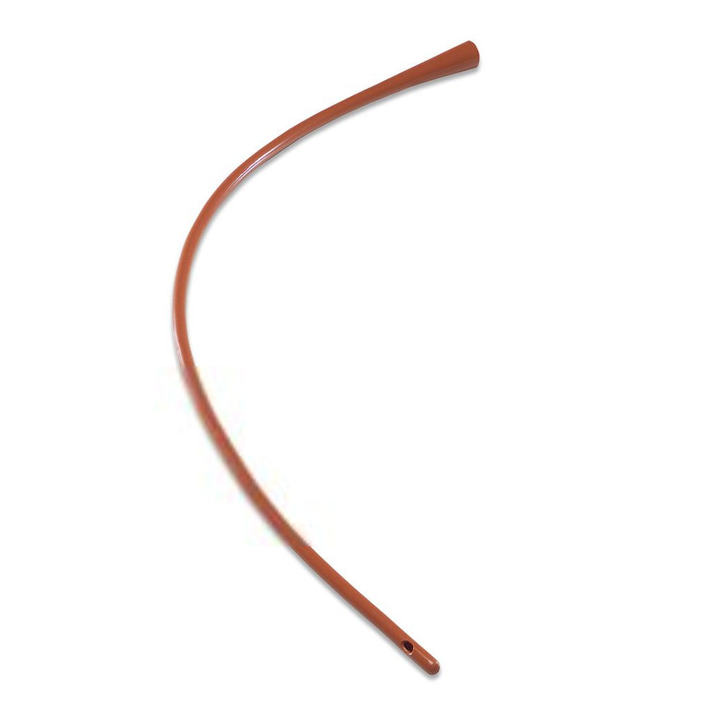 ROB-NEL URETHRAL INTERMITTENT CATHETER, RED RUBBER, 16", 14 FR