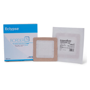 SUPER ABSORBENT DRESSING ECLYPSE BORDER 8 X 12 INCH STERILE (10/BX)