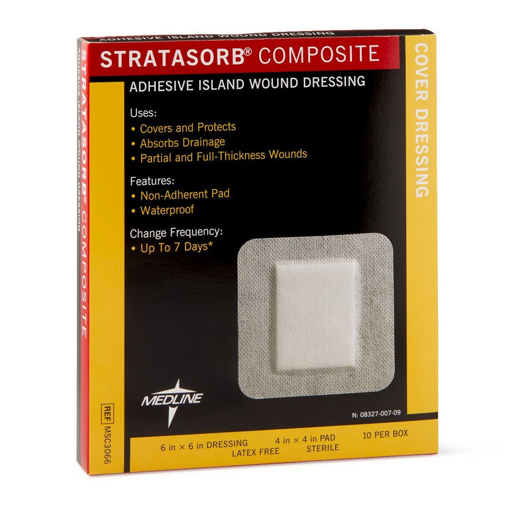 STRATASORB COMPOSITE ISLAND DRESSING, 6" X 6"