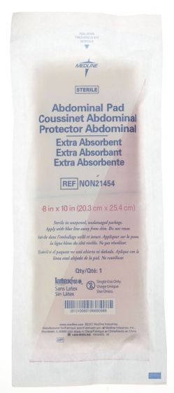 STERILE ABDOMINAL PAD DRESSING 8" X 10"