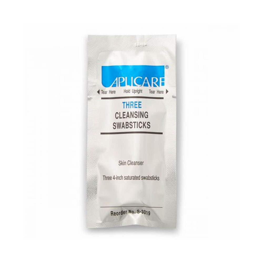 APLICARE NONSTERILE BZK-IMPREGNATED SWABSTICK, 3-PACK