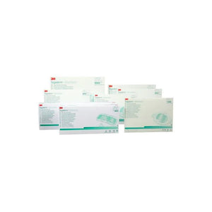 3m tegaderm absorbent clear acrylic dressing 90802, medium oval, 5 7/8" x 6"