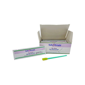 6 X 6 OVERALL DRESSING WITH A 4 X 4 PAD
SKIN BARRER FILM (WAND) 25/BOX