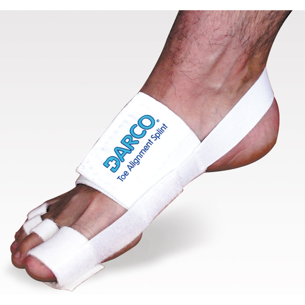 TOE ALIGNMENT SPLINT, ONE SIZE FITS ALL, WHITE