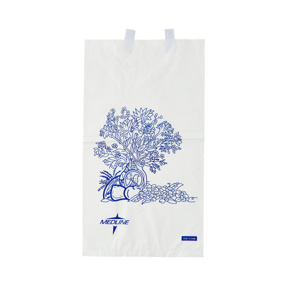 Plastic Bedside Bag, White, 6.5" x 3.5" x 11.8"