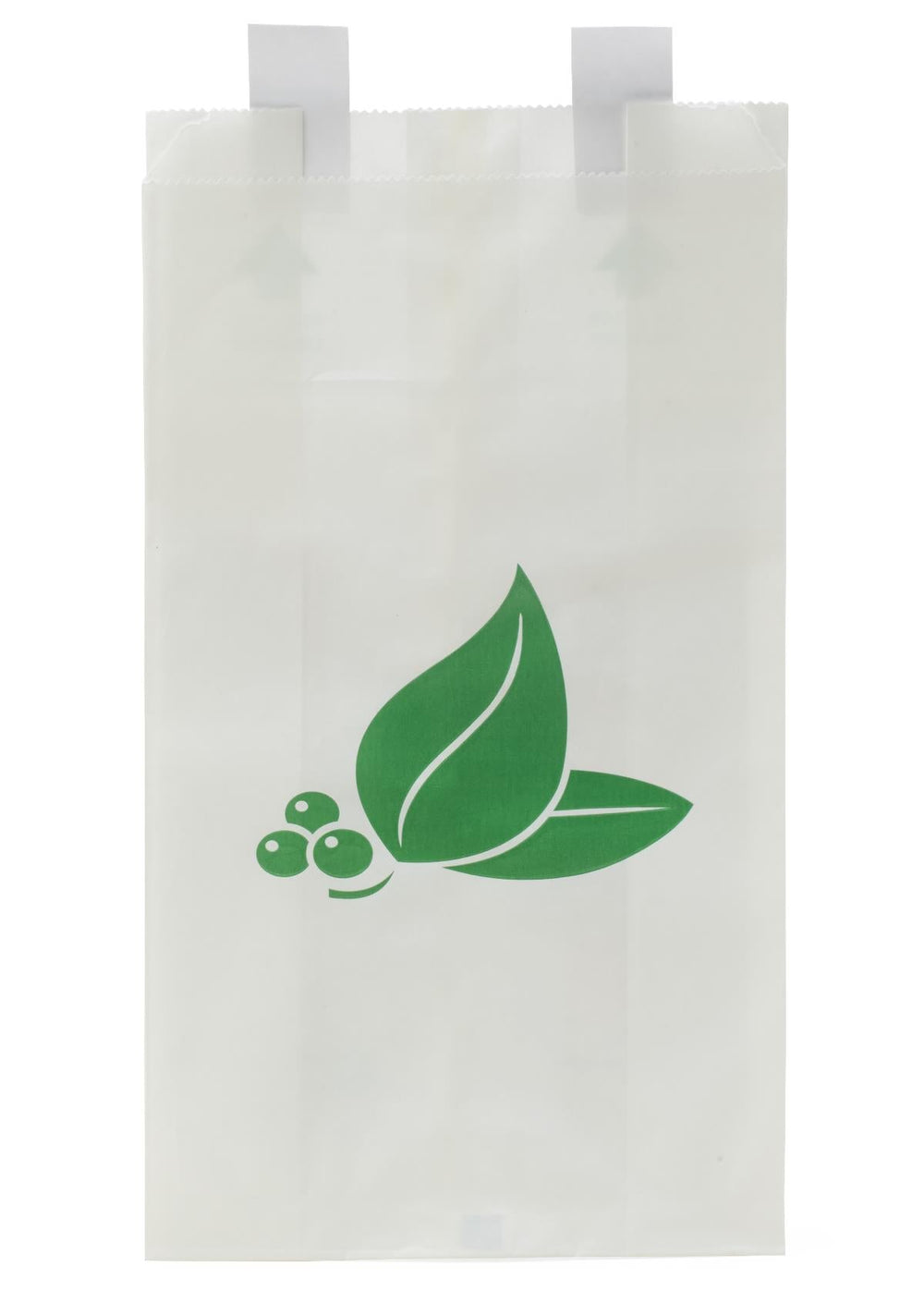 Paper Bedside Bag, White, 6.3" x 2" x 11.75"