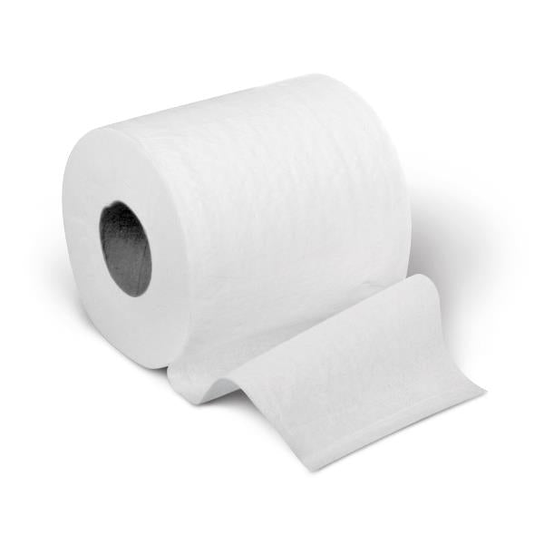 Standard 2-Ply Toilet Paper, 4.5" x 3.8", 500 Sheets/Roll