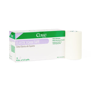 CURAD Elastic Foam Medical Adhesive Tape, 4" x 5.5 yd.