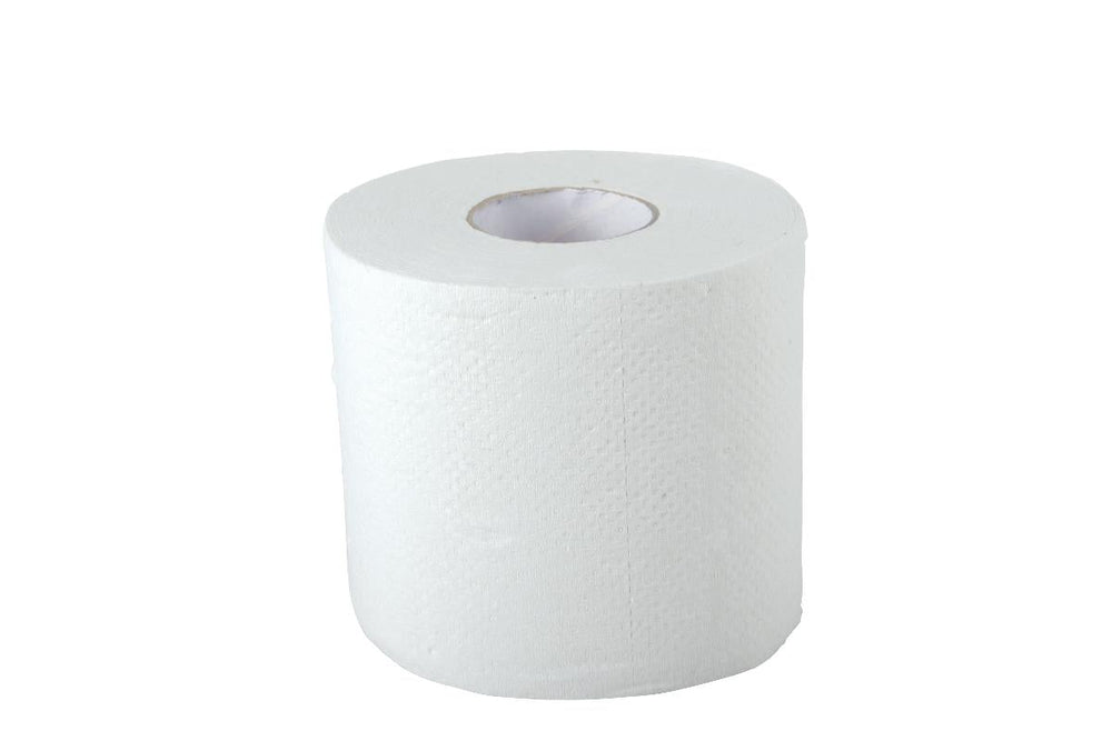 Standard 2-Ply Toilet Paper, 4" x 4", 500 Sheets/Roll